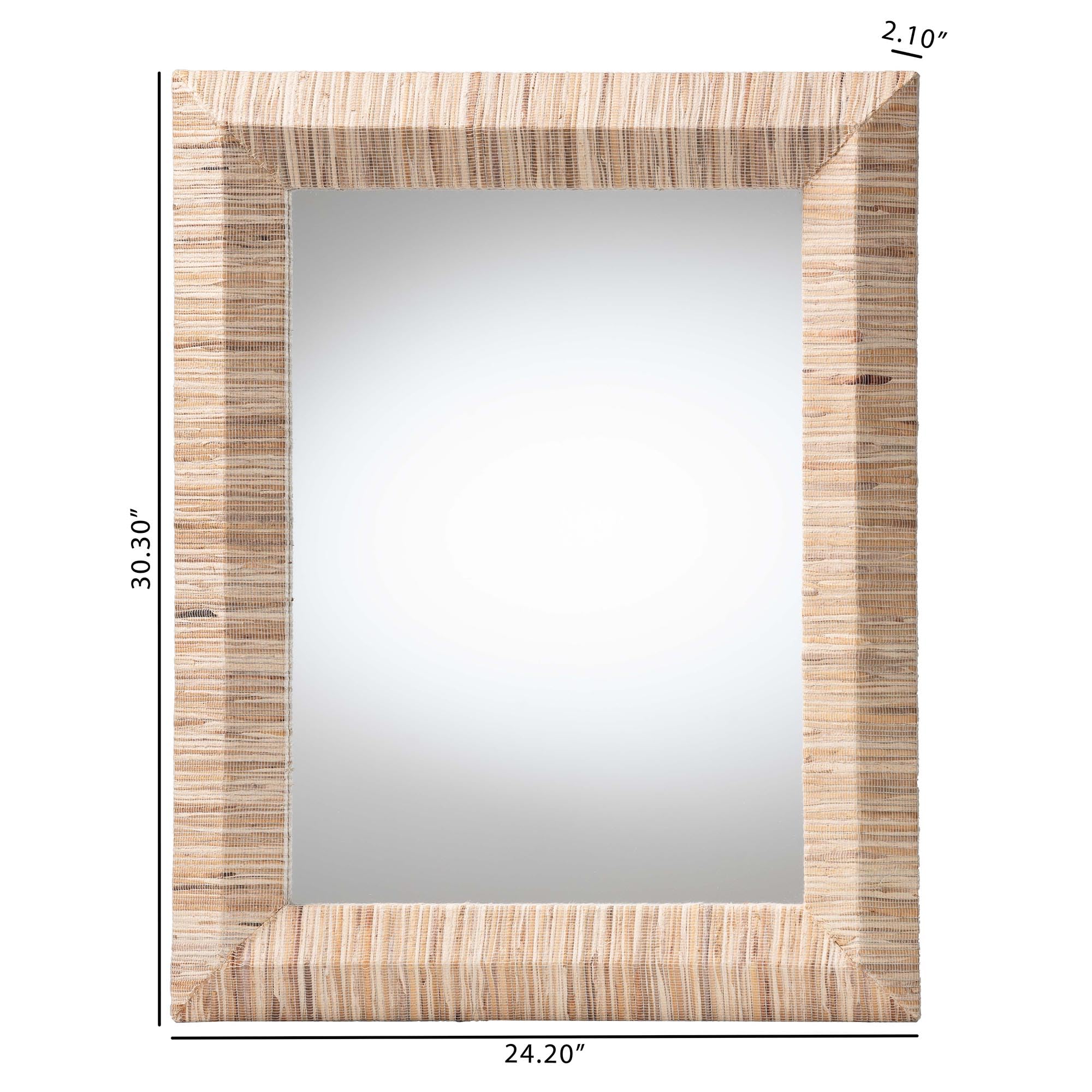 Amazon.com: bali & pari Adino Bohemian Woven Natural Grasscloth